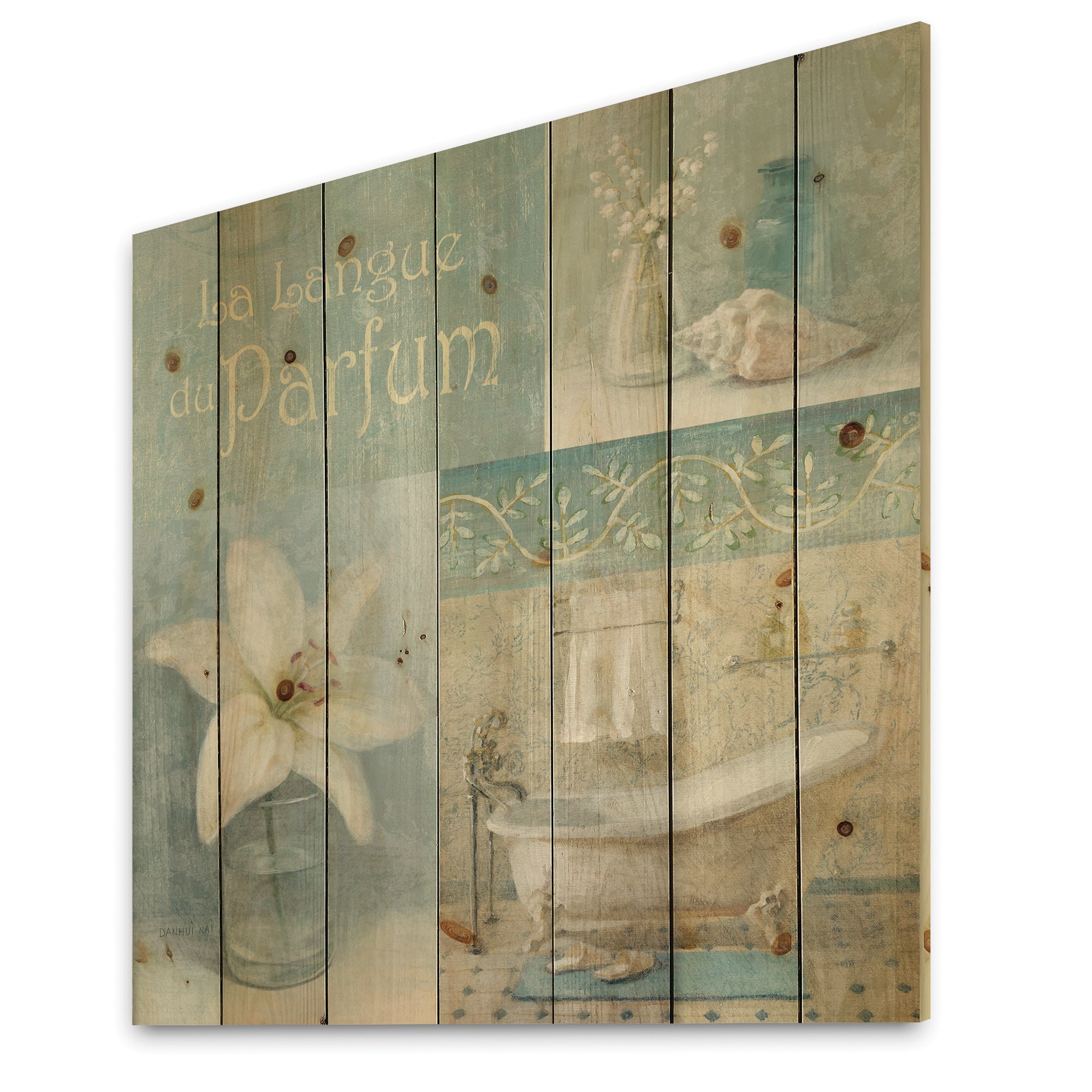 Designart - Bathroom Lily Parfum Bath Story